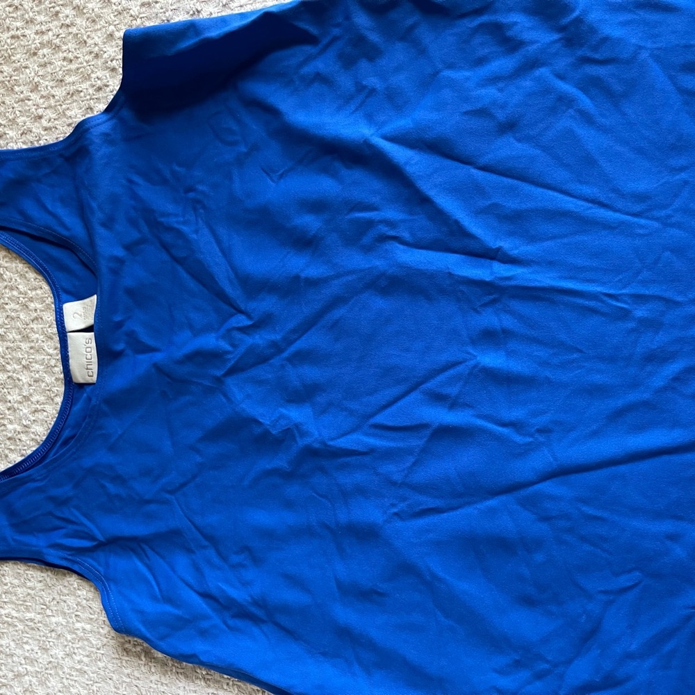 Chico's Royal Blue Sleeveless Top